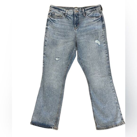 Old Navy flare ankle high rise jeans size 12 - Picture 14 of 14